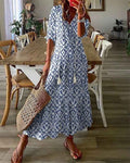 LUNA | PRINTED MIDI DRESS