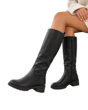 Hannelore | High Lug-Sole Boots