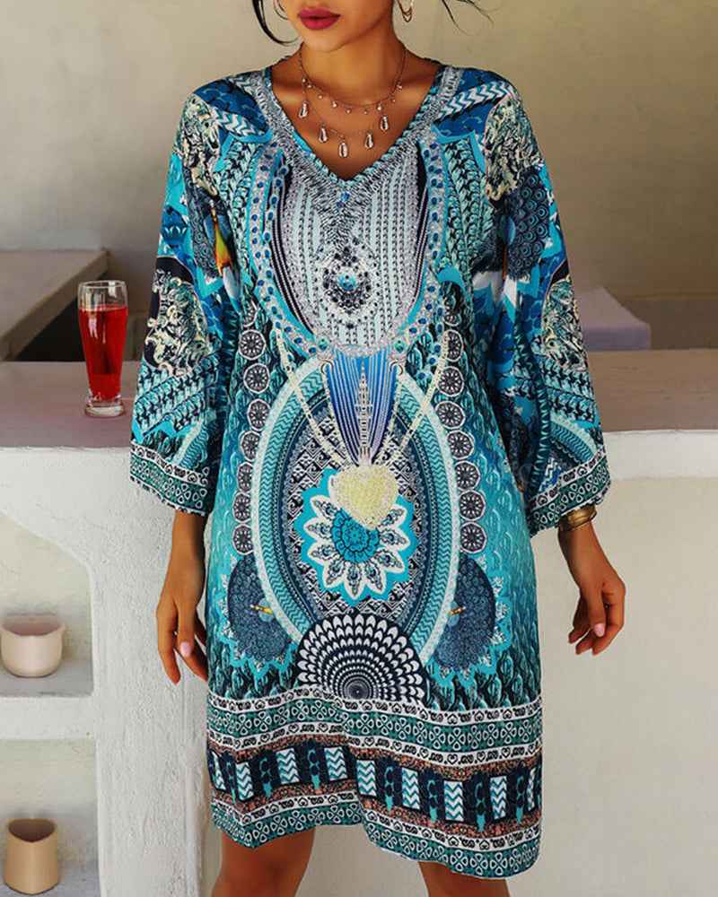EMELIA | PRINTED LIGHTWEIGHT DRESS