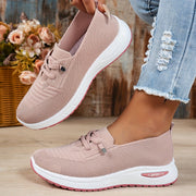 Jacquetta – Orthopaedic Knit Slip-On Trainers