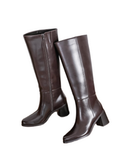 Fidelma | Vegan-Leather High Boots