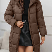 Ione | Long Hooded Puffer Coat