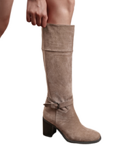 Ethelinda | High Inside-Zip Boots