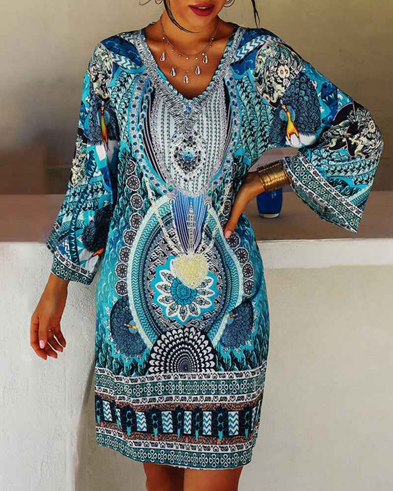 EMELIA | PRINTED LIGHTWEIGHT DRESS