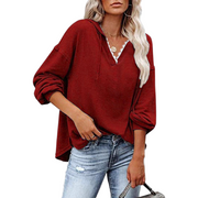 Tashina | Lace-Neck Jumper