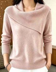 Inell | Asymmetric Foldover-Neck Jumper