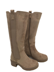 Ghislaine | Elastic-Panel High Boots