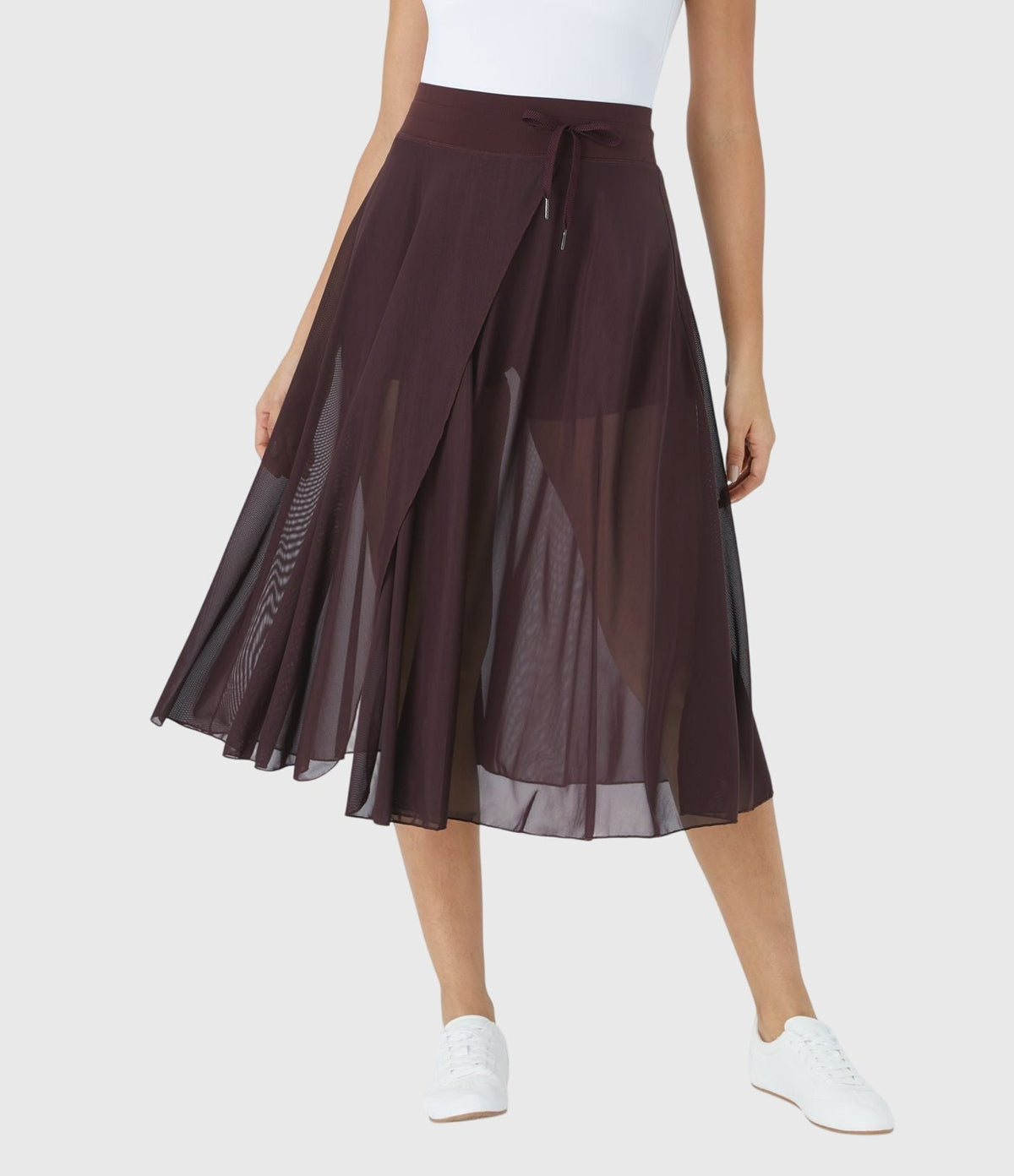 Melanie | Elegant 2-In-1 Smoke Skirt