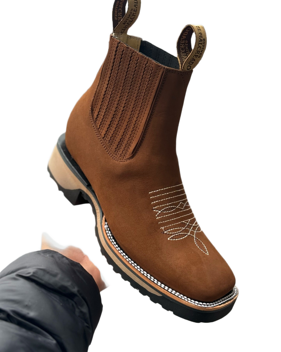 Fadila | Leather Cowboy Boots
