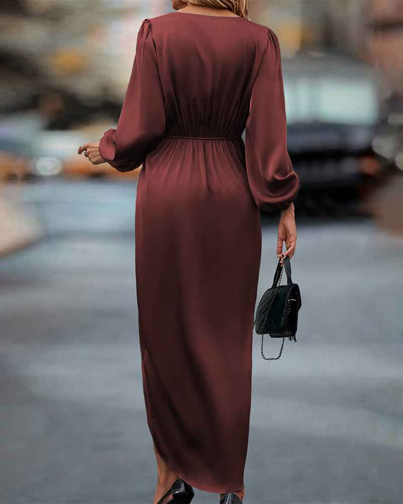 GENEVIEVE | LONG-SLEEVE DRESS