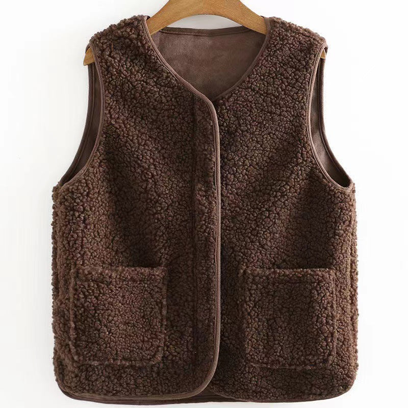 Sherita | Textured Patch-Pocket Gilet