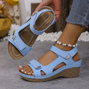 Terrilyn | Adjustable-Strap Wedge Sandals