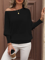 Lasonya | Boat-Neck Jumper
