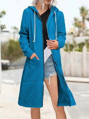 Maryalice | Hooded Long Zip Cardigan