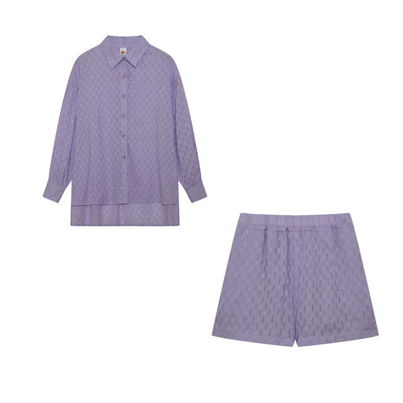 ELIZABETH | COTTON BUTTON-FRONT CO-ORD SET
