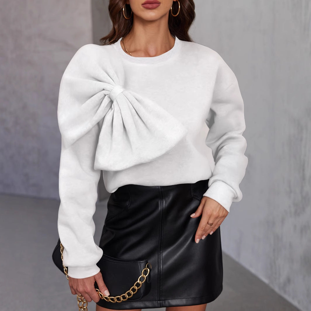 Melynda | Bow-Detail Sweatshirt