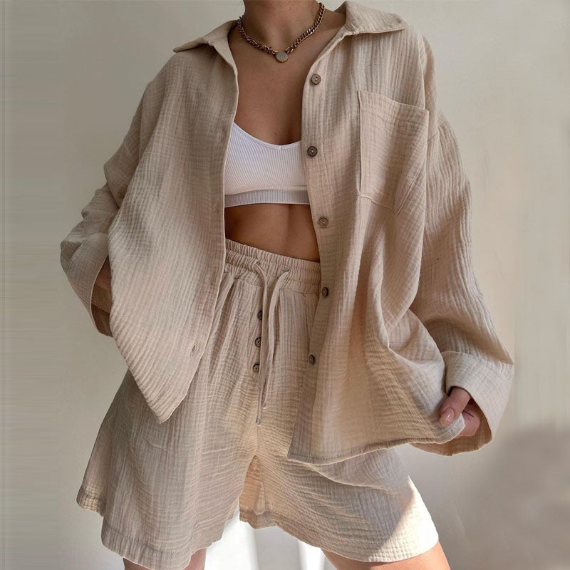 BRIGETTE | POCKET-DETAIL OVERSIZED CO-ORD SET
