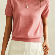 Robynn | Short-Sleeve Crew-Neck Jumper
