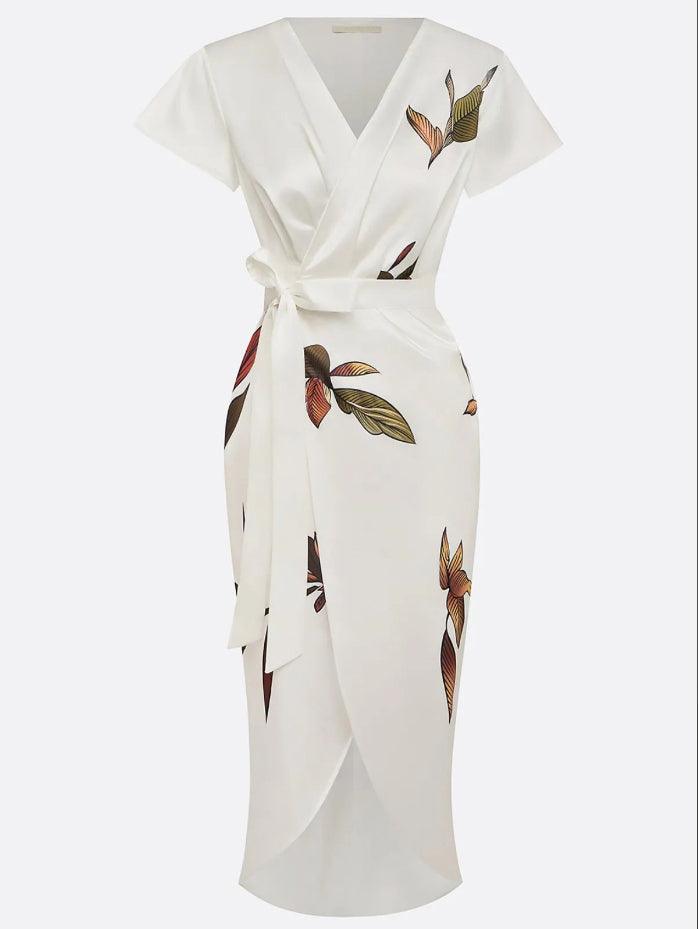 AMELIA | FLORAL WRAP DRESS