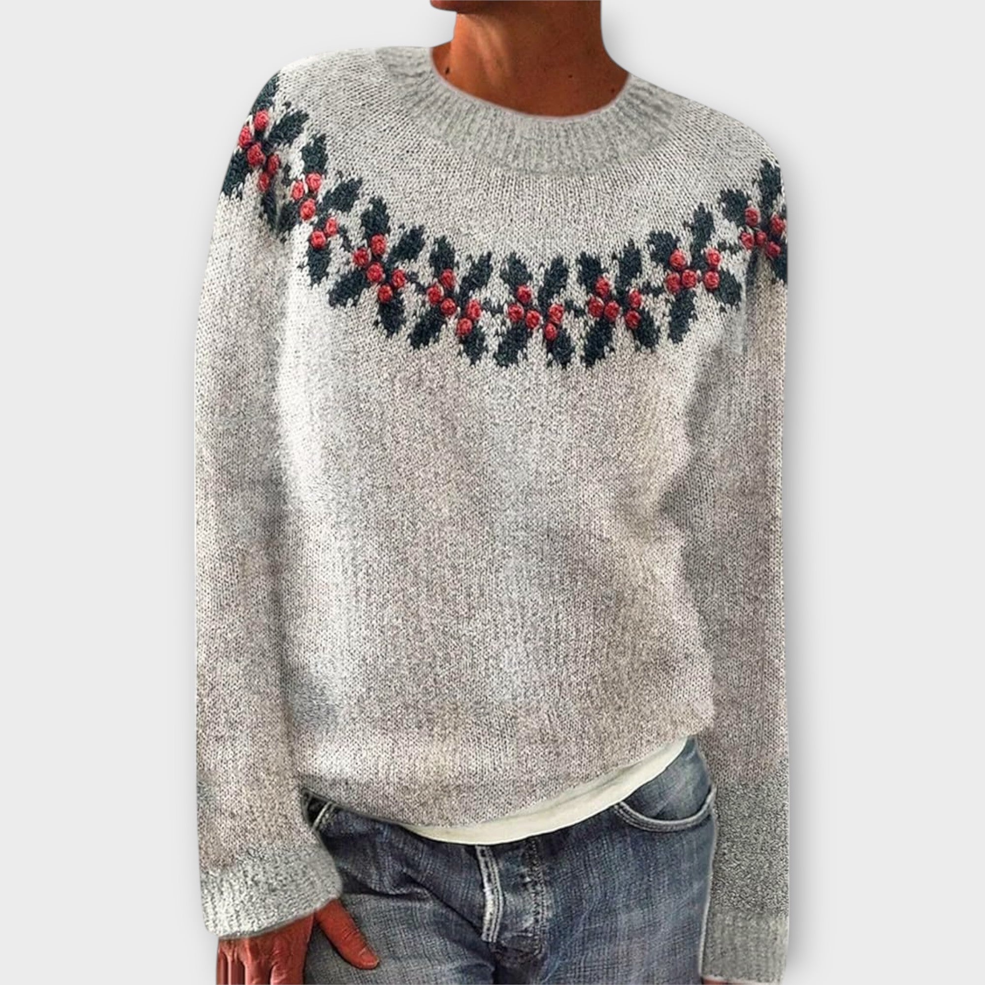 Simone | Cozy Christmas Crème Jumper