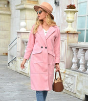 Nettie | Long Double-Breasted Coat