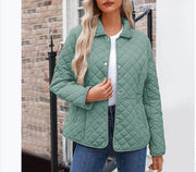 Erlinda | Point-Collar Quilted Jacket