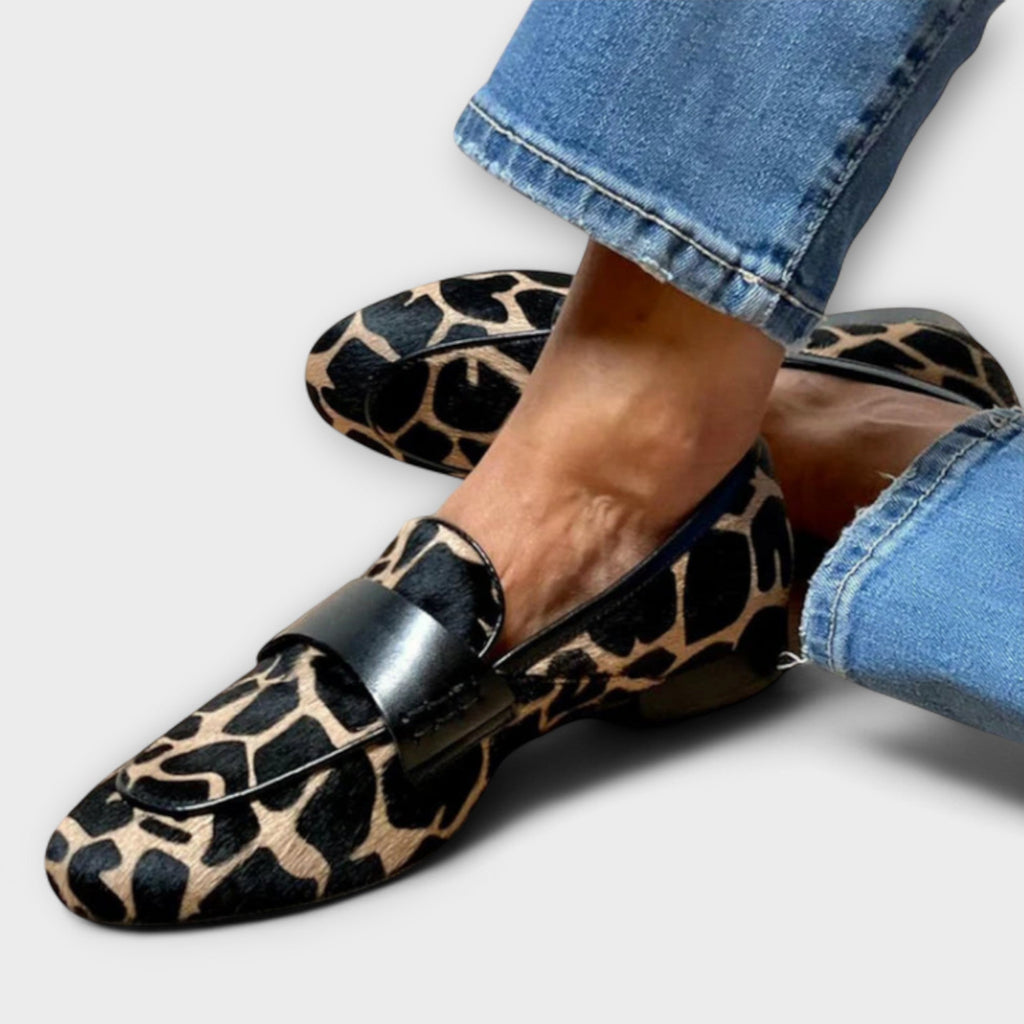 LÉONIE | LEOPARD-PRINT LOAFERS