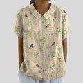 BLOEMEN | FLORAL COLLARED TOP