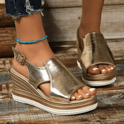 Baylie | Stylish Metallic Sandals