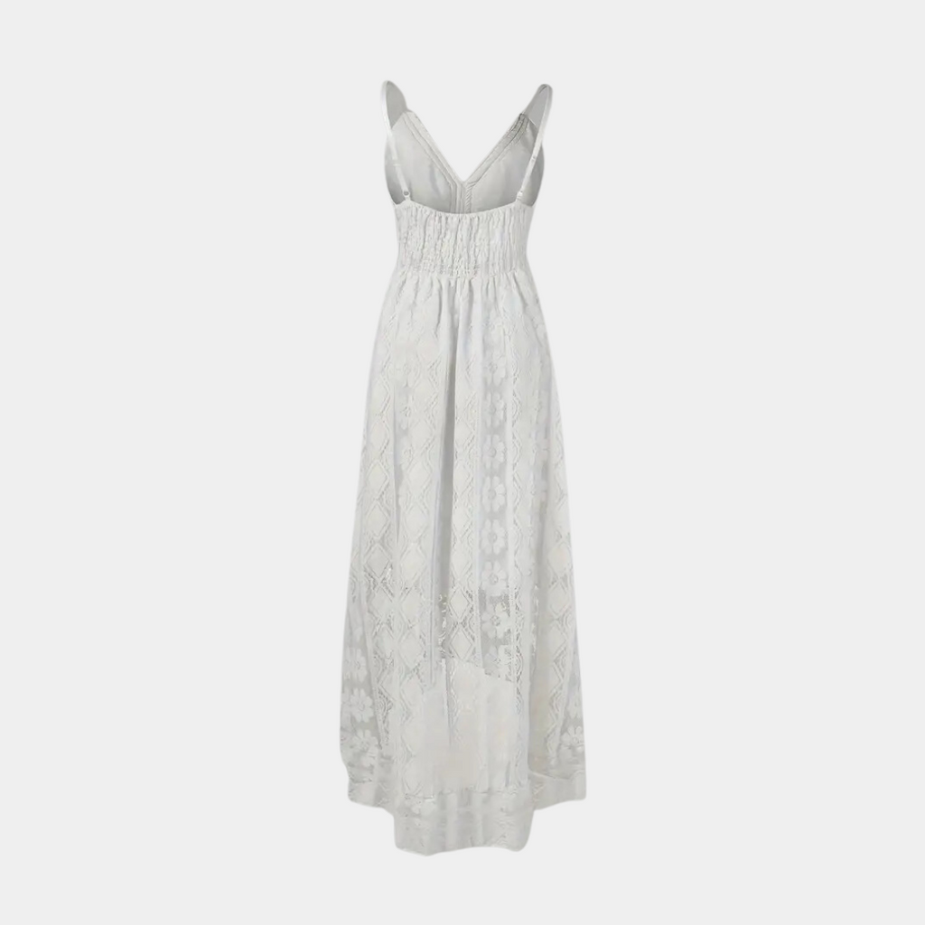 RAELENE | LACE FRINGED DRESS