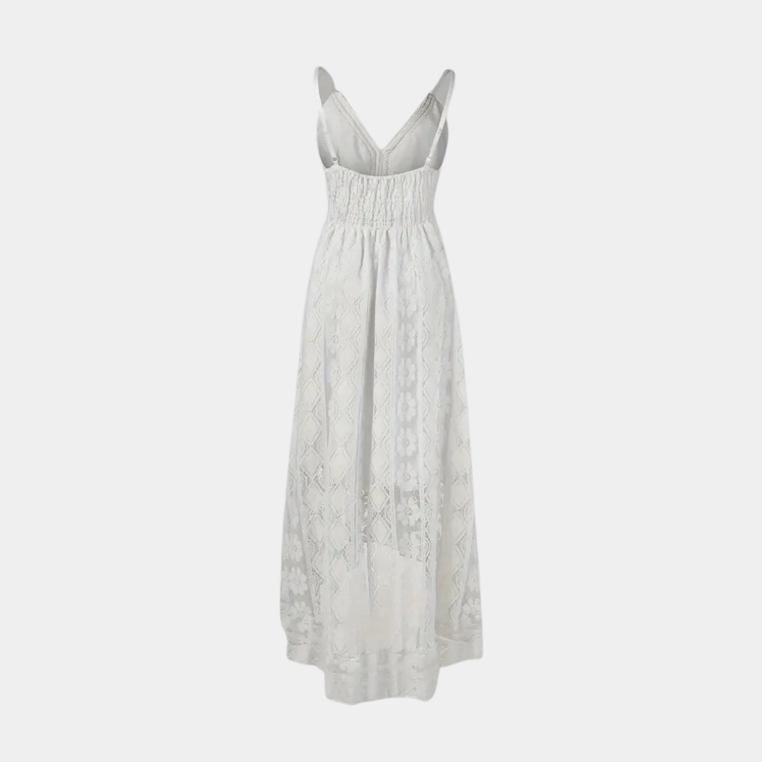 RAELENE | LACE FRINGED DRESS