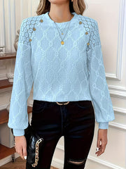 Starlene | Lace-Overlay Blouse