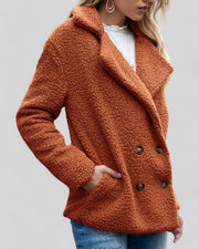 Vianey | Textured Double-Breasted Jacket