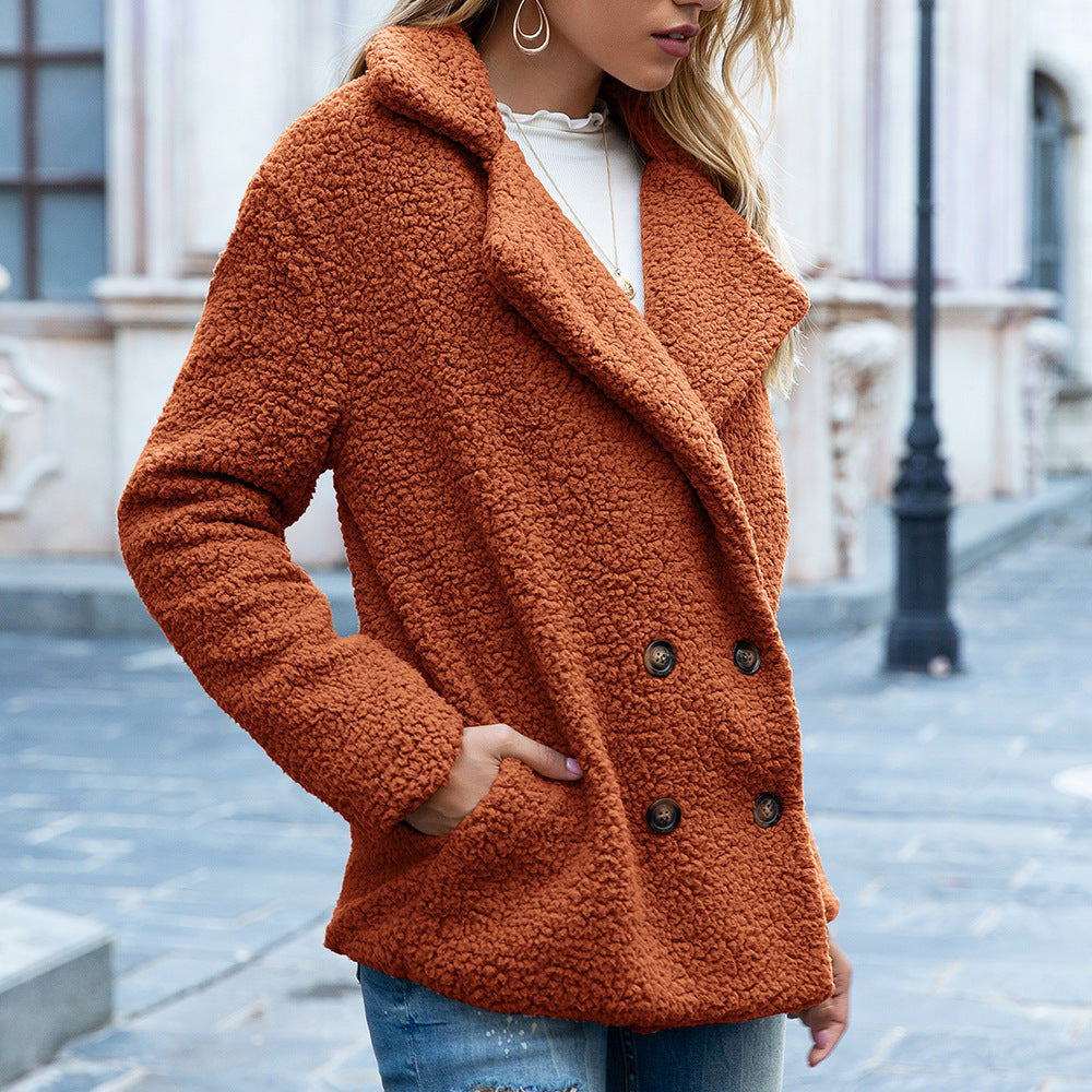 Rosetta | Textured Lapel-Collar Jacket