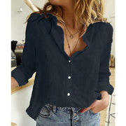 Lacresha | Gathered-Back Button Shirt