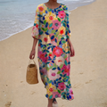 CHIQUE | SUMMER PRINTED FLOWING DRESS
