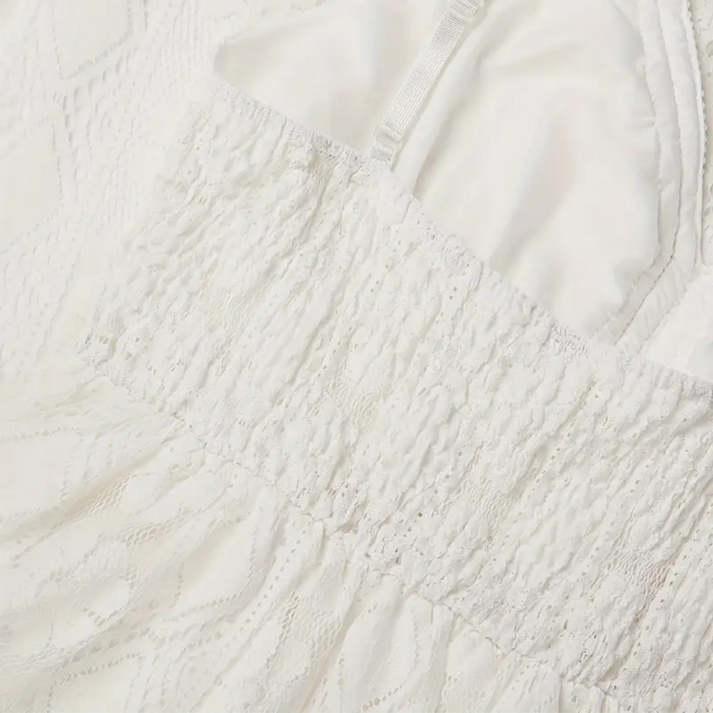 RAELENE | LACE FRINGED DRESS
