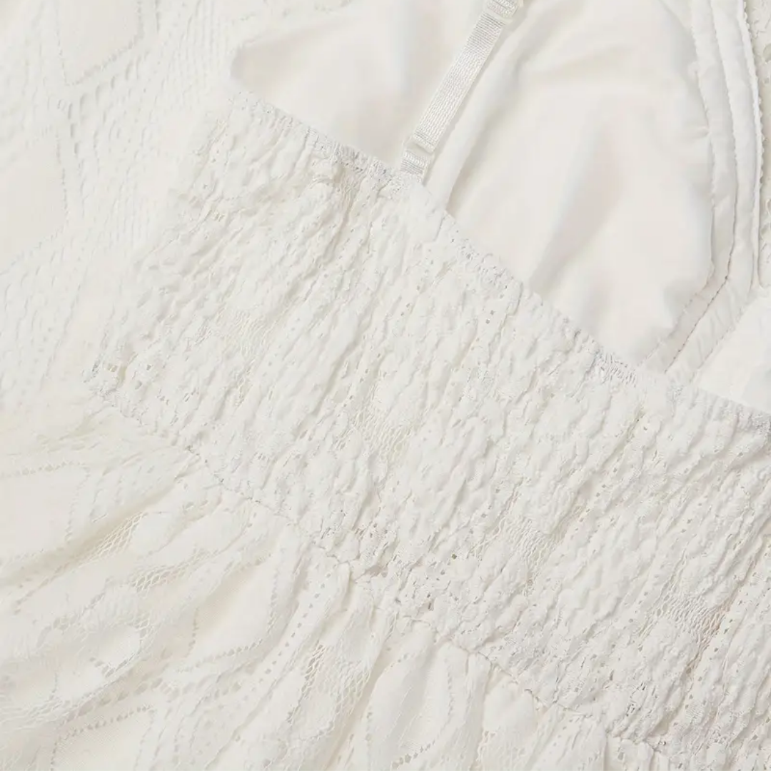 RAELENE | LACE FRINGED DRESS