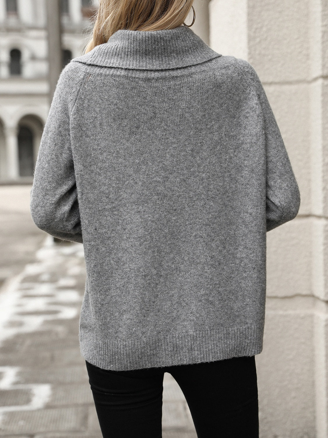 Olyvia | Foldover-Neck Jumper