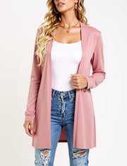 Ruthann | Long Open-Front Jacket
