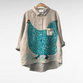 CÉLINE | LONG-SLEEVE BLOUSE