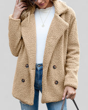 Vianey | Textured Double-Breasted Jacket