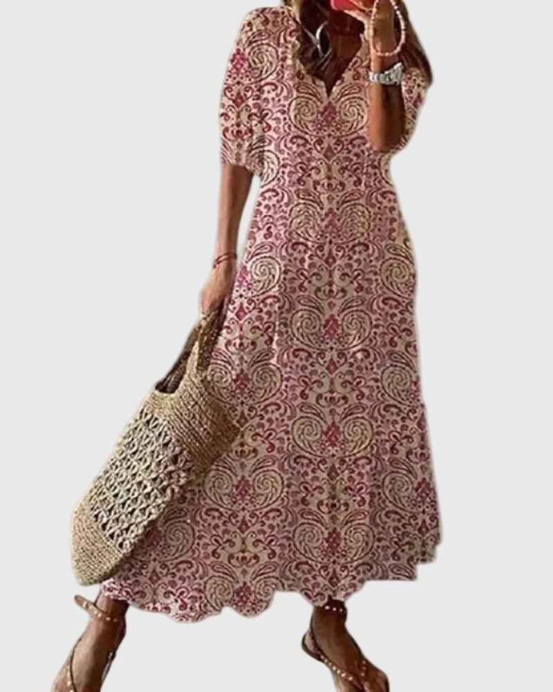 Amalia | Vintage Boho Maxi Dress