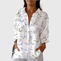 PRINTED FLOWING BLOUSE