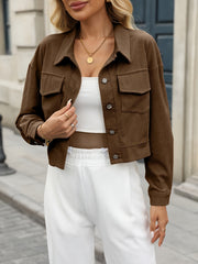 Odalys | Cropped Button Jacket