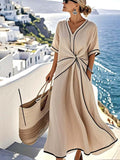 EMILIA | STRIPED MAXI DRESS