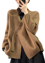 Maricruz | Asymmetric Button Cardigan