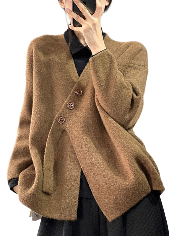 Maricruz | Asymmetric Button Cardigan