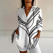 Dejanae | Diagonal-Stripe Shirt