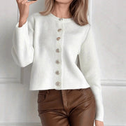 Chasidy | Round-Neck Button Cardigan
